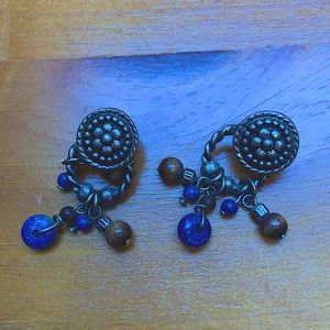 Vintage earrings from my grandma!